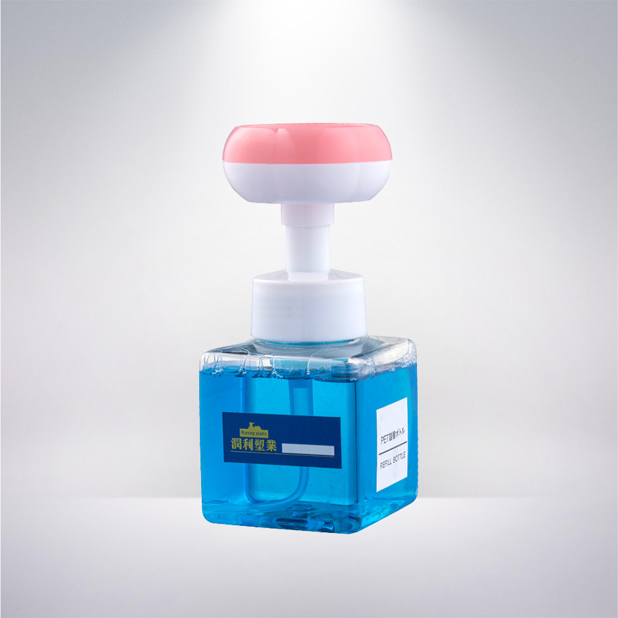 250ml PET quadrado 42400 espuma em forma de flor
