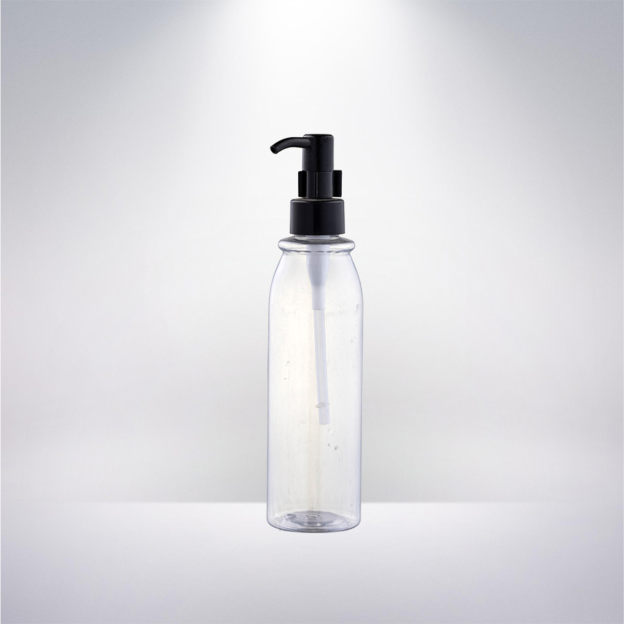 Bomba de loção de bocal longo 300ml PET redonda 24410