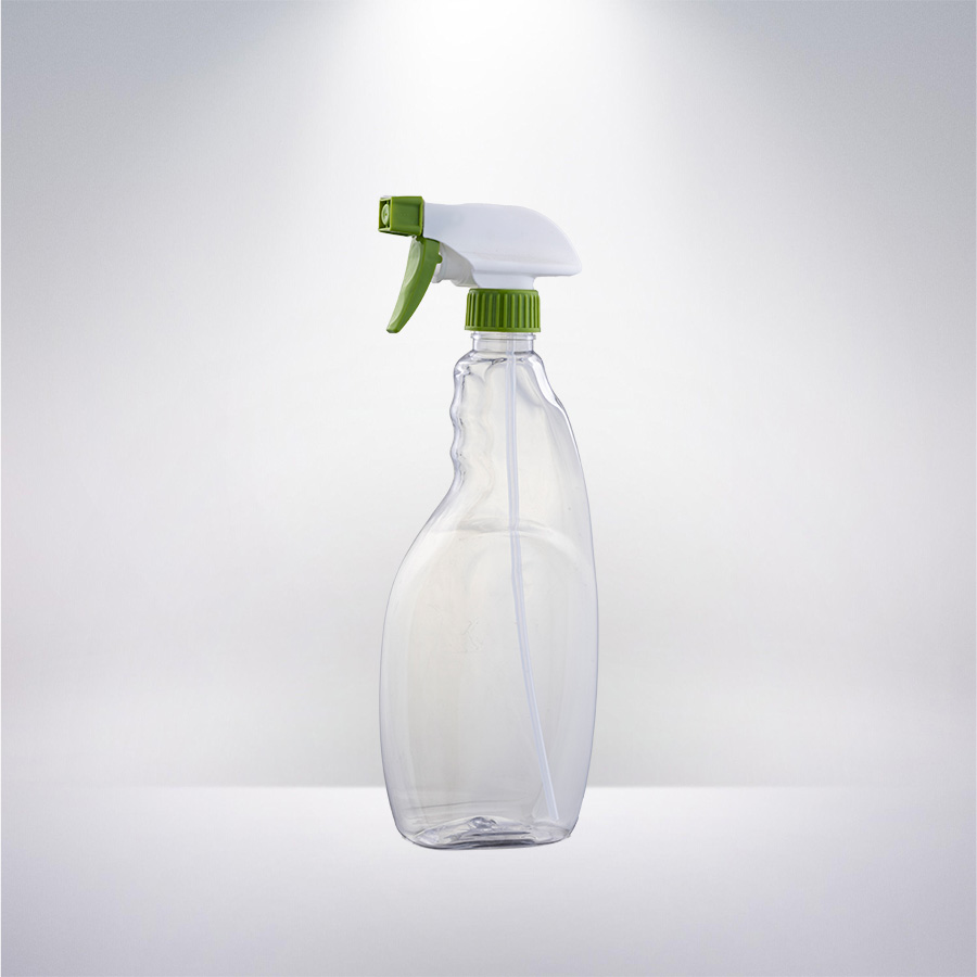 Pulverizador de gatilho de detergente de manutenção de 500 ml plano 28400